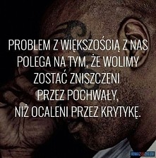 Problem z większością z nas...
