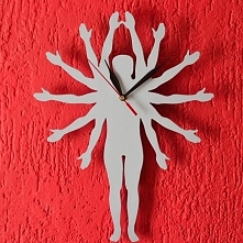 Kolejny nasz projekt, jeszcze ciepły :) Tym razem stylowy zegar, który pasuje do każdego wnętrza. 
Marka DWA-TAK.PL zapraszamy