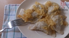Pierogi z kapustą kiszoną i pieczarkami