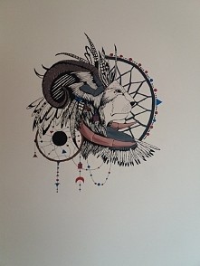 Rysunek przeniesiony na ści...