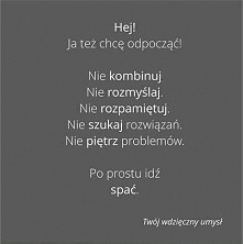 idź spać