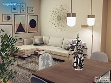 Beżowo - różowy salon. W jaki sposób dodać życia do beżowego, nudnego wnętrza? Jak za pomocą kilku dodatków i tekstyliów zupełnie odmienić jego wygląd? Jak ożywić wnętrze? Pięć ...