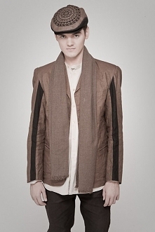 czapka męska, kaszkiet brazowy  rozmiar M