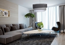 Świeży, nowoczesny salon