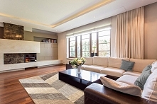 Elegancki i delikatny salon