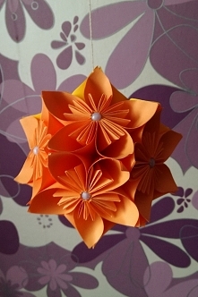 Kula z kwiatów kusudama #1
