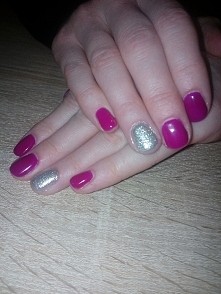 #paznokcie hybrydowe #semilac 034 mardi gras