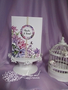 zaproszenia ślubne - kwiato...