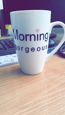 Dzien dobry wszystkim ;) zycze milego dnia I jak zwykle prace zaczyna od kawki ❤️️