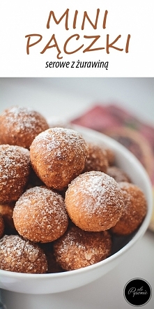 Mini pączki. Kliknij w zdjęcie i zobacz przepis.