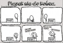 piasek nie do końca...