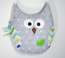 Poduszka - sówka - wypełnienie antyalergiczna kulka silikonowa.
FB/ PoszyjemyZobaczymy