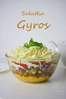 Sałatka Gyros