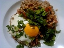 zapiekanka z kaszy gryczanej