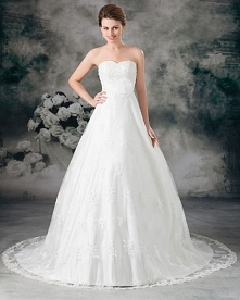 Kochanie Aplikacja Długosc Koronki Pietro Imperium Hafty Suknia Ślubna Suknie Ślubne