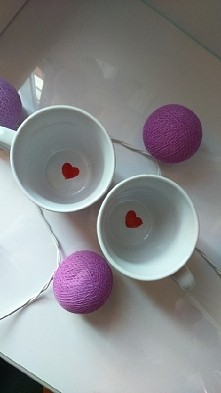 A w kubeczkach serduszka. Zapraszam na fb -> Everything Handmade by Sisi 