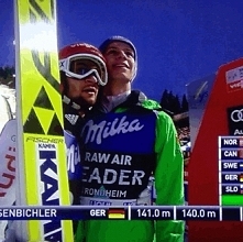 Welli i Eisenbichler :) Mam nadzieję, że w tym sezonie Andi stanie na najwyższym stopniu podium.