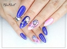 lakiery hybrydowe Nerine Lily i Water Iris z nowej kolekcji Neonail w pięknym zestawieniu na wiosnę.