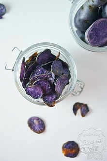 Chipsy pieczone z fioletowy...