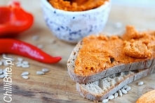 Paprykowa pasta słonecznikowa (ostra)