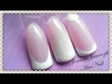 Babyboomer i french manicure - francuskie mani hybrydami | AsiaNail