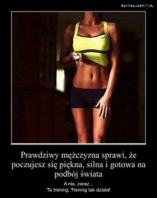 Dzisiaj trening na rowerkach a po wczorajszym wazeniu -1 kg!! <3