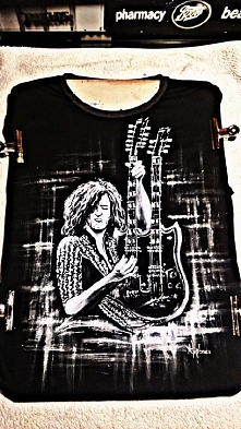 koszulka ręcznie malowana