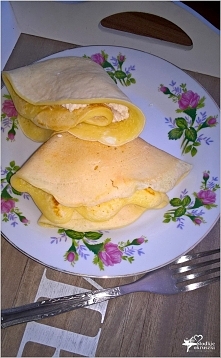 Naleśniczki z białym serem na słodko