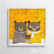 Obraz na płótnie "ABELARDOWIE" 70x70 cm