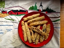 Kruche wegańskie paluszki