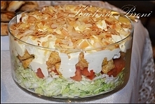 Sałatka warstwowa z serkiem...