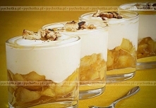 Brzoskwinie na słodko z pianą