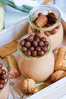 budyń z czekoladą z kaszy m...