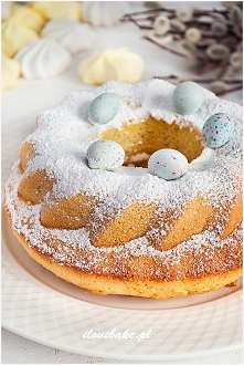 Babka cytrynowa z kisielem