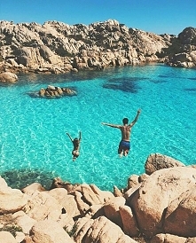 Wyspa Caprera we Włoszech.