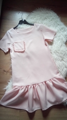 55zł  uniwersalna , pudrowy róż i jasny róż