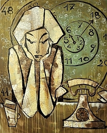 Nieskończonność oczekiwania - 35x50cm