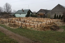 Budowa domu etap 1 - równanie terenu, ławy, fundamenty, krok po kroku dokładny opis prac po kliknięciu w zdjęcie