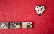 Oszlifowany diament z drewn...