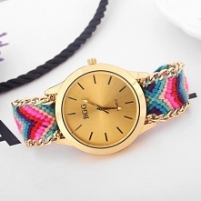 Zegarek damski bransoletka przyjaźni handmade -takeshop
