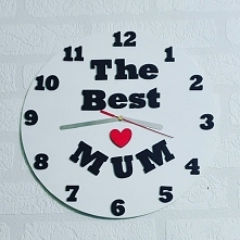 pamiętaj 26go maja jest Dzień Matki
... time2give ... przygotowało na tą okoliczność kilka wzorów zegarów ściennych o średnicy 30cm. ale jeżeli masz inny pomysł na zegar napisz ...