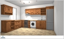 Woskowane meble kuchenne na...