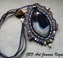 Duży wisior z agatem - JBF ...