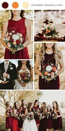 1.Co powiecie o wielu druchnach na ślubie?  Dobry pomysł? 
2.podoba wam się taki kolor przewodni? :)