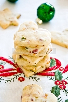 kruche ciasteczka z żurawiną