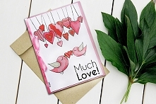 Kartka okolicznościowa "Much Love"