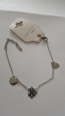 Bransoletka ze stali chirurgicznej z trzem elementami 26 zł w razie pytań proszę pisać katowitz@onet.eu