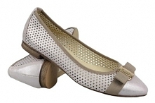 Skórzane baleriny marki NEŚ...