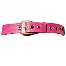 Fuksja- pasek skórzany, do zamkupienia w butiku Łatka fashion.