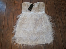 Asos z piórami M sprzedam